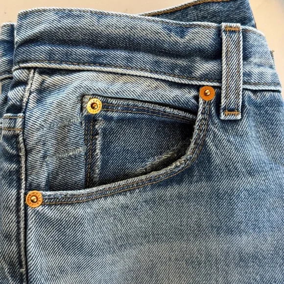 Jamie Haller The Sunday high rise straight leg Denim Jeans Women’s size 24 - Picture 11 of 11